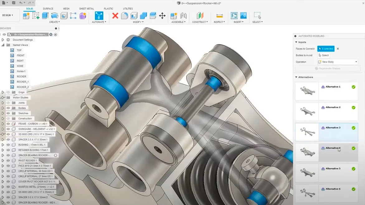 Image of: Features & Functions: Fusion 360