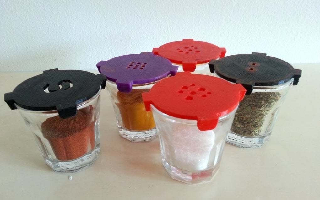 Turn Ikea's classic shot glasses into spice bottles