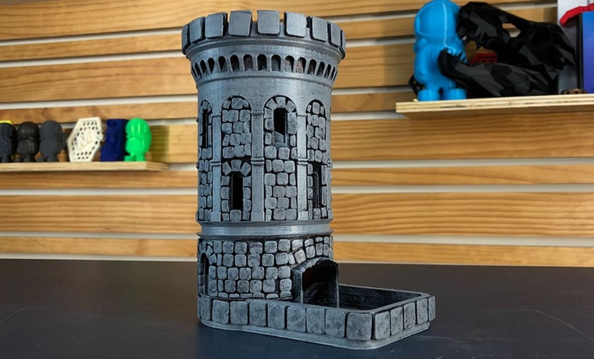 Dice towers are a fun trinket that PLA is great for making