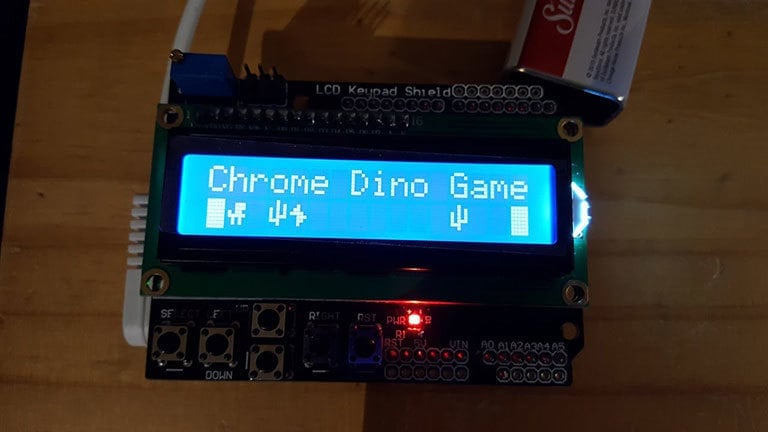 Automated Dinosaur Game With Arduino