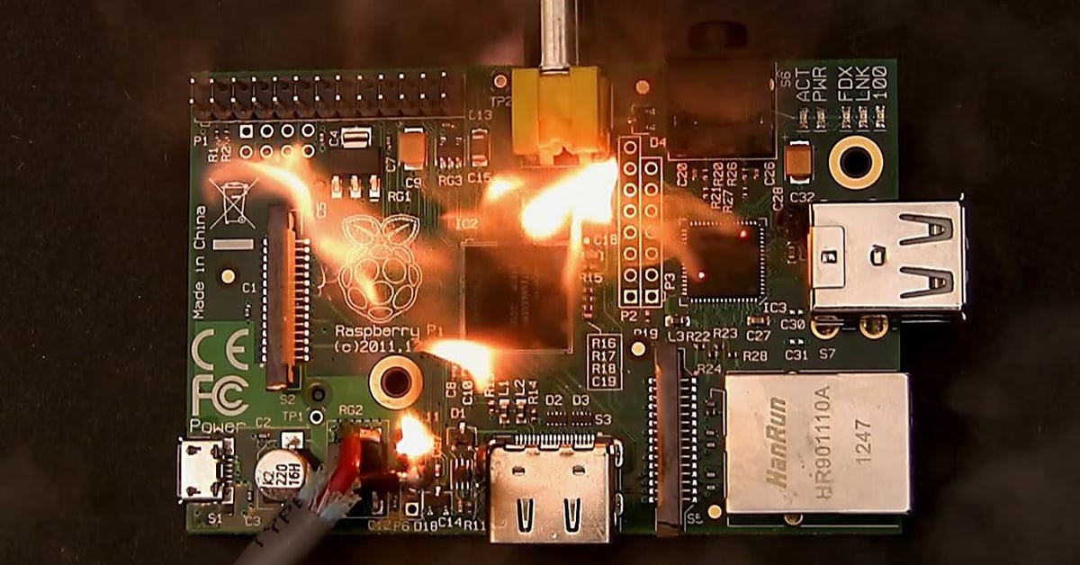 Overclocking your CPU's speed too much can lead to damage and fire!