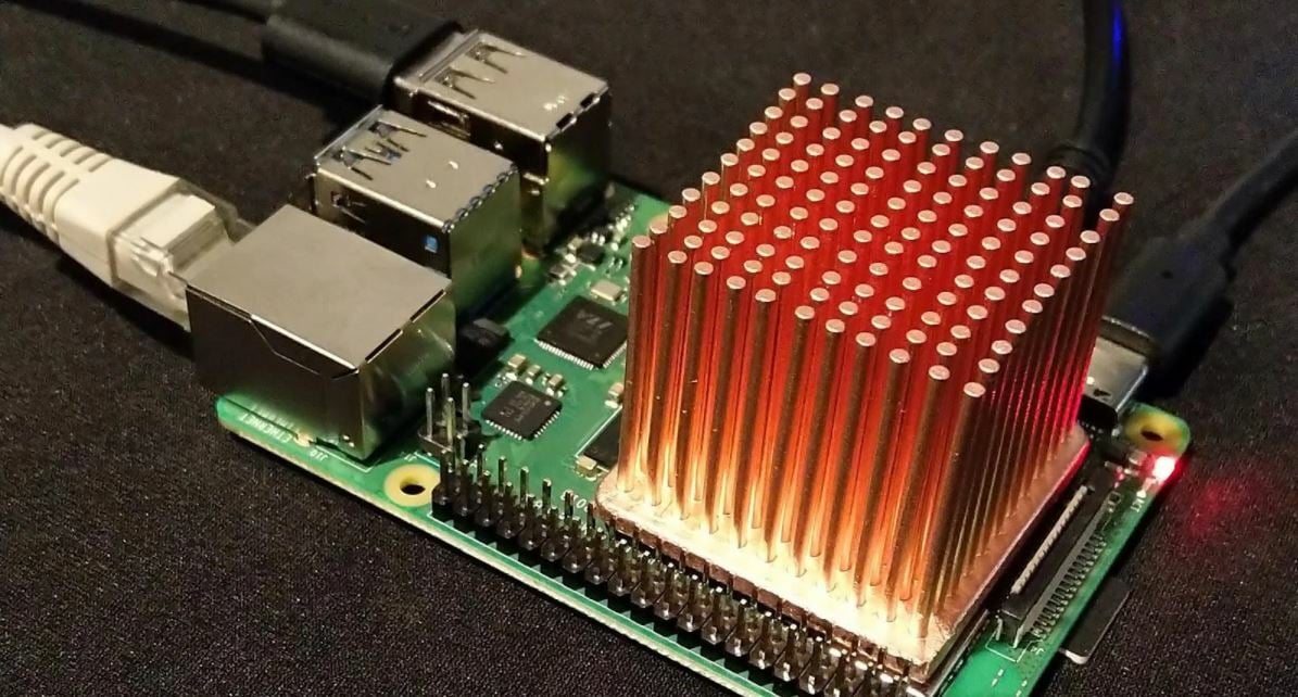 Heat sinks can passively cool your Pi 4's CPU by dissipating and spreading the heat