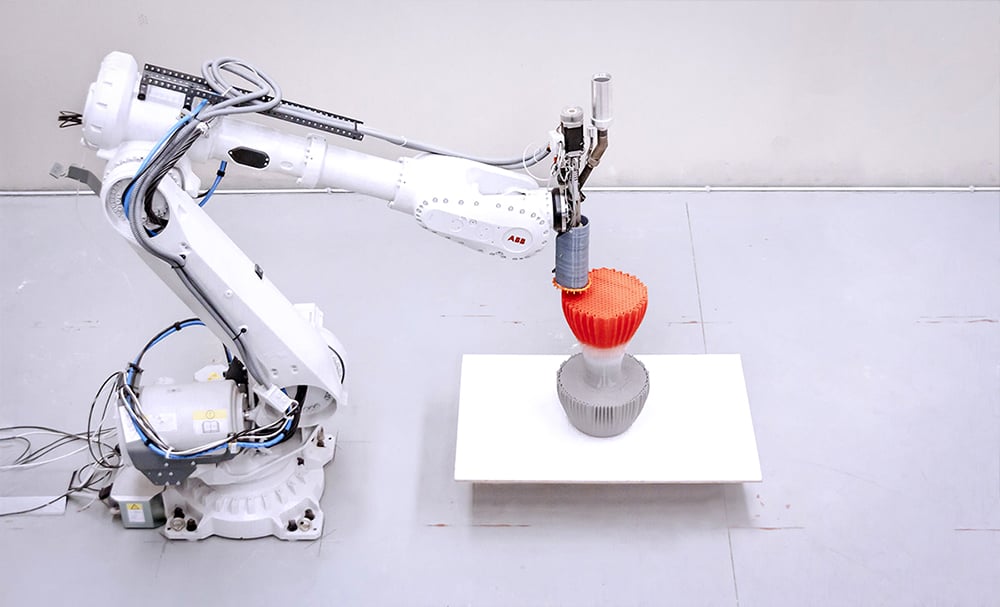 Image of Robotic Arm 3D Printing / Robotic Additive Manufacturing (RAM): ABB