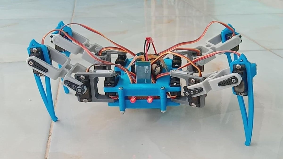 The Spider robot project will definitely test your 3D printing and electronics skills