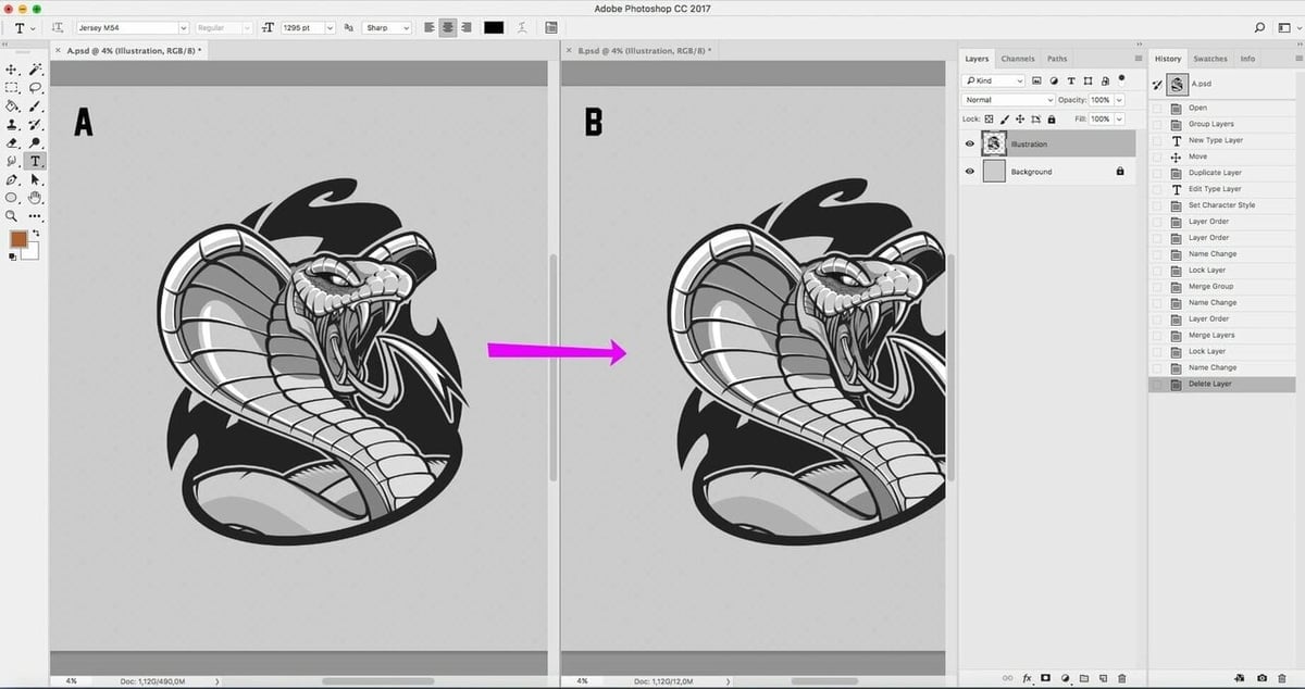 With Photoshop, it's also possible to create files suitable for CNC