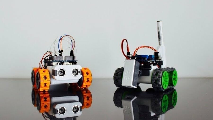 The SMARS are modular robots that can be fitted with a number of add-ons