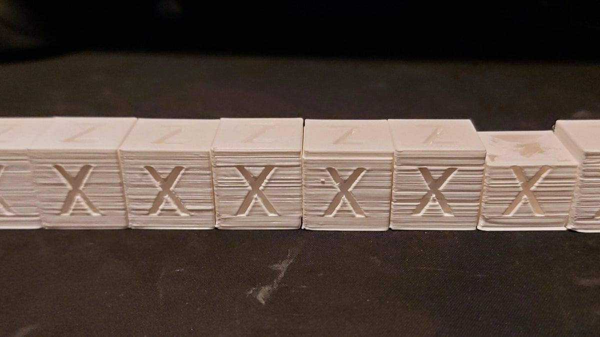Inconsistent extrusion also causes Z banding lines, but they are less uniform