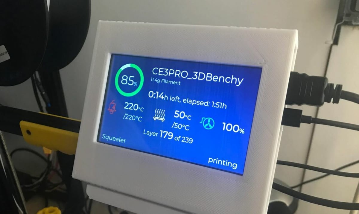 You can setup a touchscreen display with your OctoPrint server in a few different ways