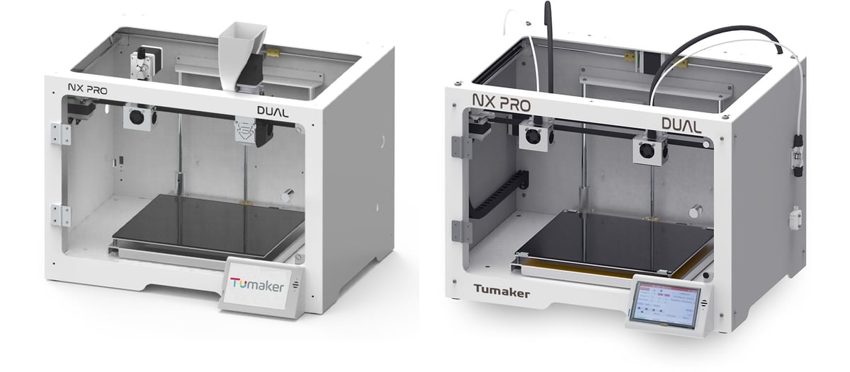 Image of The Best Independent Dual Extruder (IDEX) 3D Printers: Tumaker NX Pro Dual