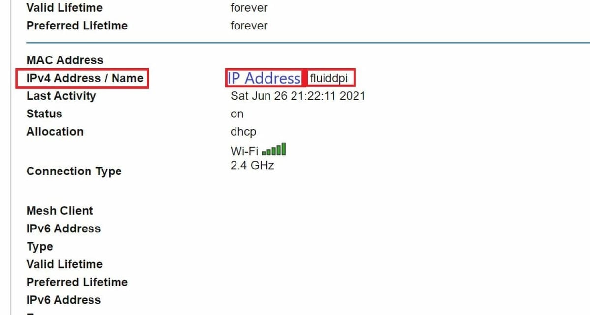 Your router's web interface has the IP address of your Pi