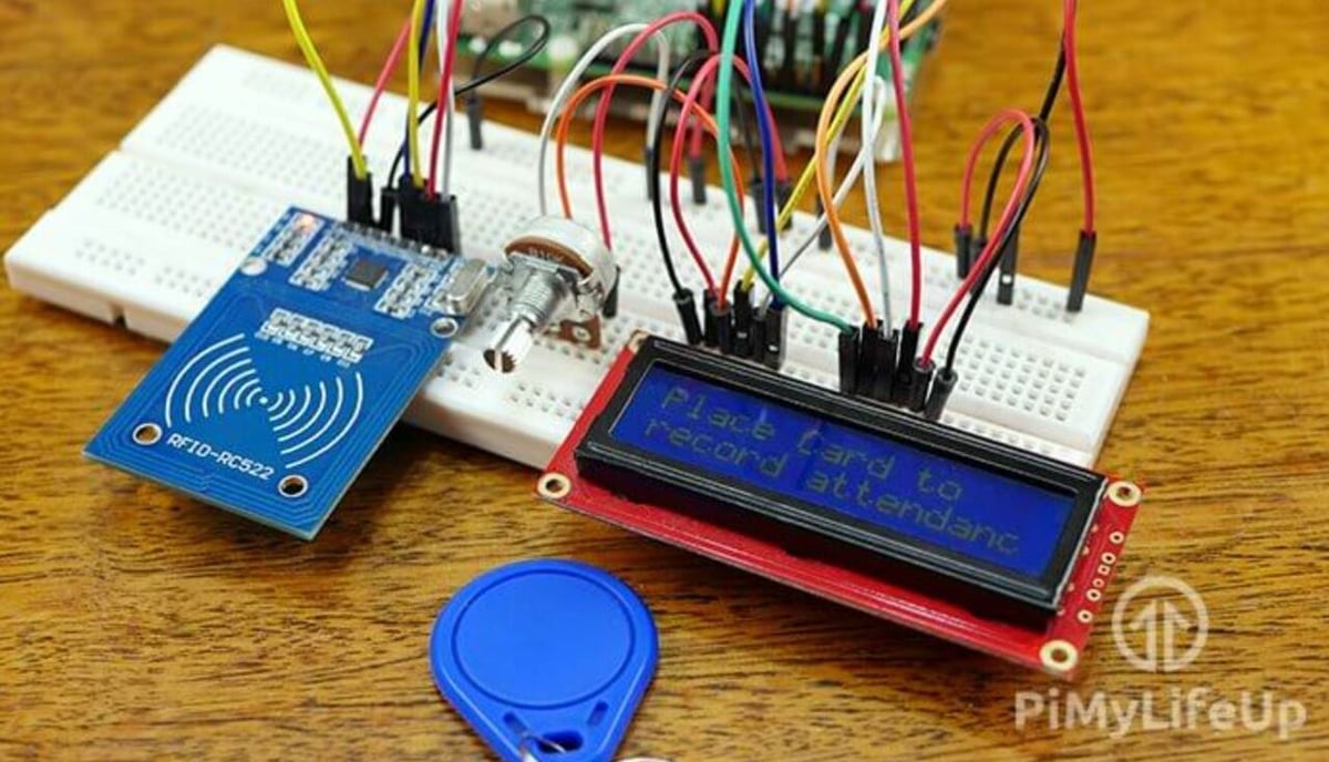 This project uses RFID tags for an IoT attendance system