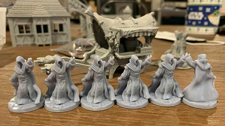 Why not print a group of guild mage miniatures?