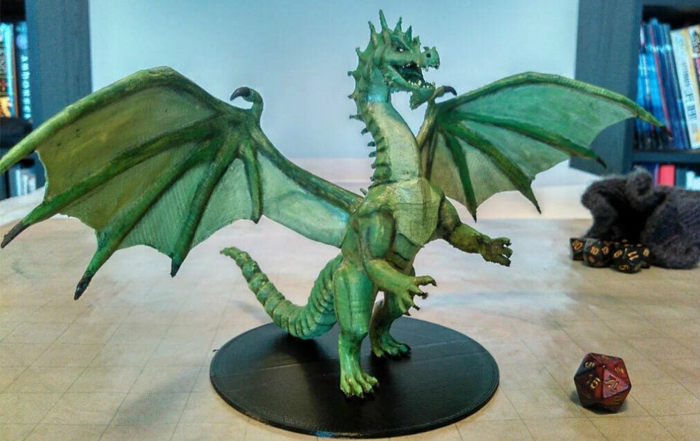 A green dragon, in all its ages, perfect for your next campaign!
