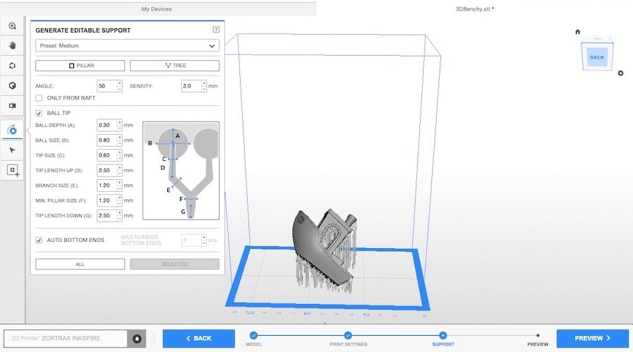 Z-Suite works natively with Zortrax's FDM and SLA 3D printers