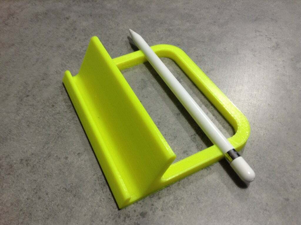 Hold your iPad and your pen with the same print