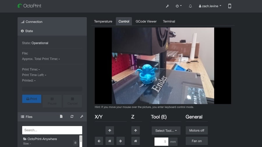 With plug-ins, OctoPrint is more than a wireless monitor and control software