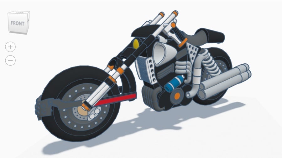 The Hardy-Daytona from Final Fantasy VII might inspire you to make your own bike