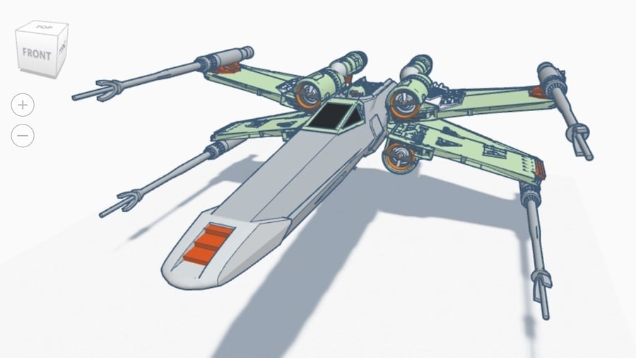 The beloved X-Wing Starfighter, now available for further customization thanks to ufmoo72