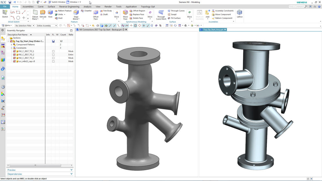 Image of Top Design for Additive Manufacturing (DfAM) Software: Siemens NX