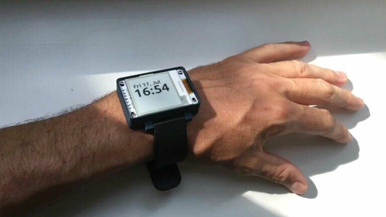An e-ink watch is better for your eyes and battery life