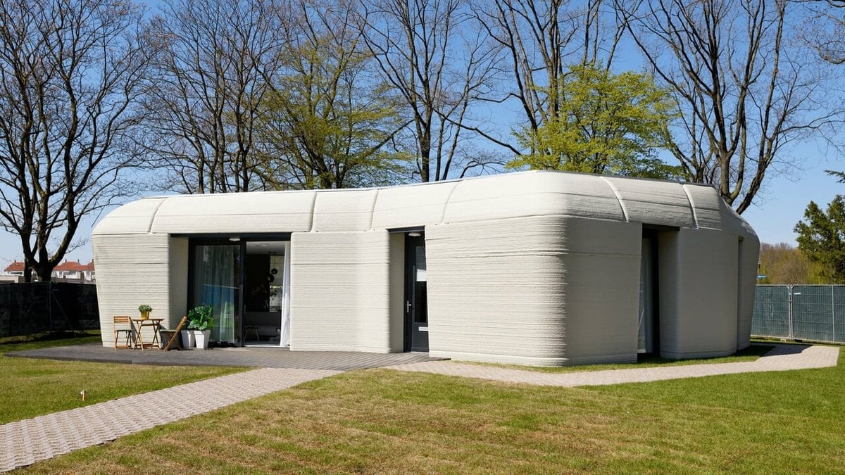 The Netherlands' first 3D printed house