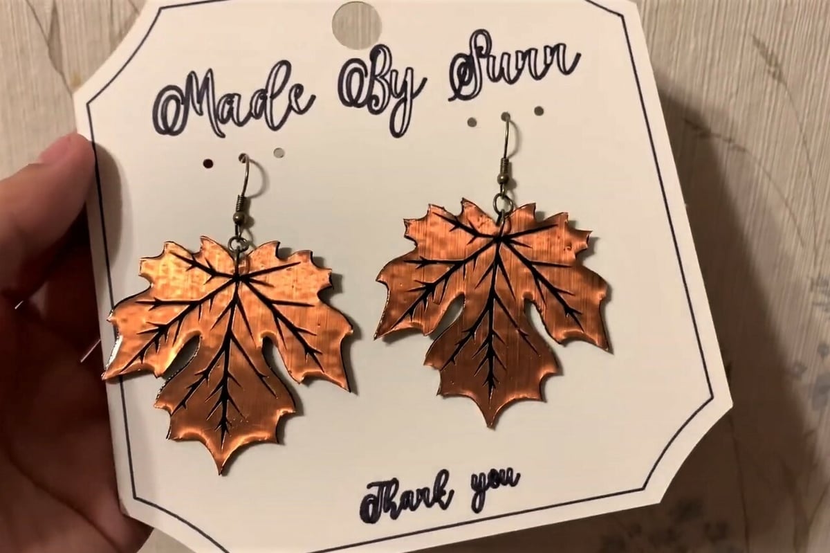 Impress your friends with your homemade fall earrings