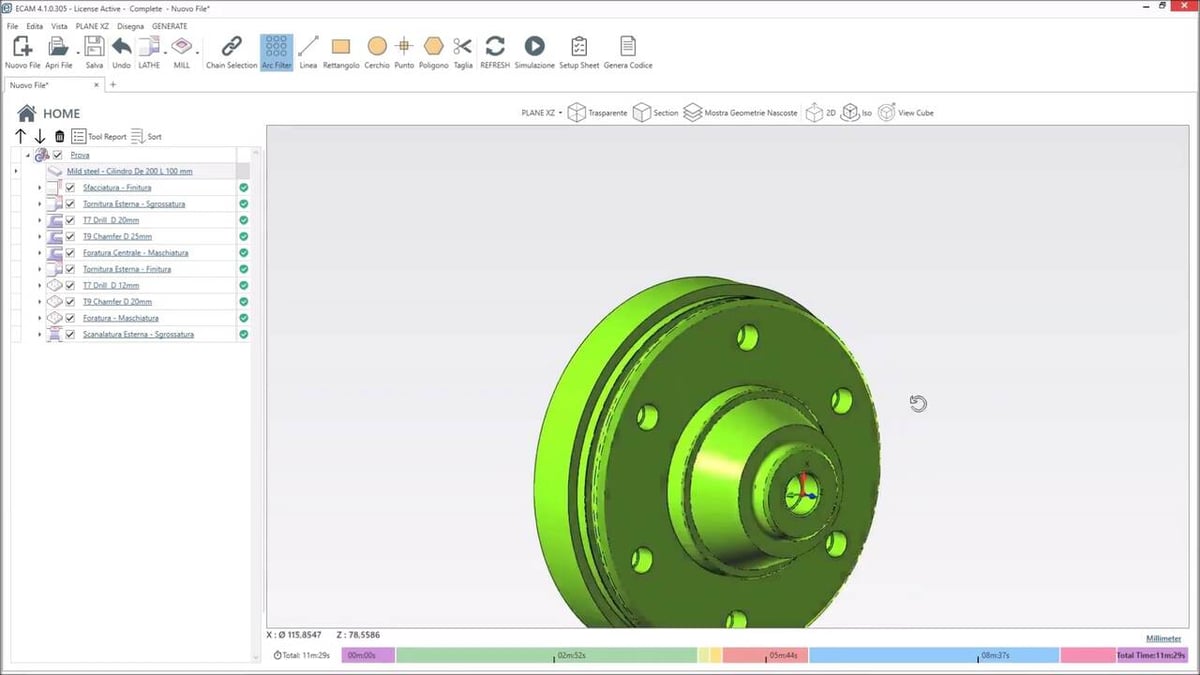ECam does not require any difficult CAD programming