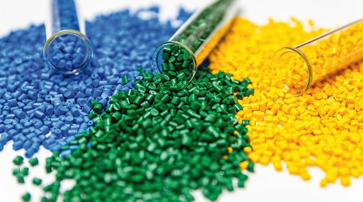 Additives give PLA plastic their color and other properties