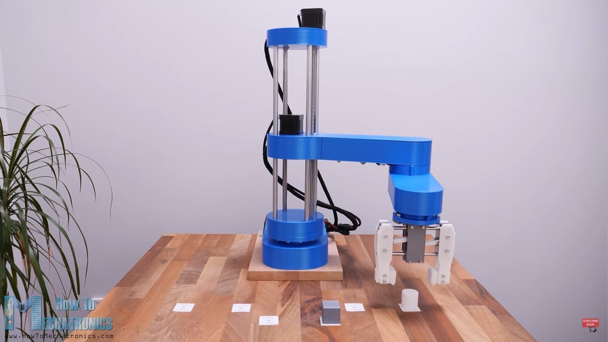 SCARA robotic arms have great precision and easy replication