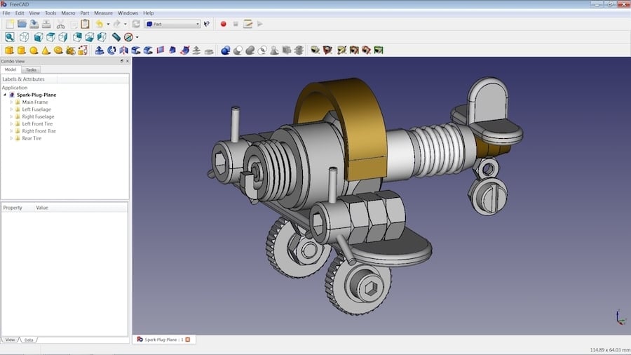 FreeCAD is a more complex tool ideal for precise design