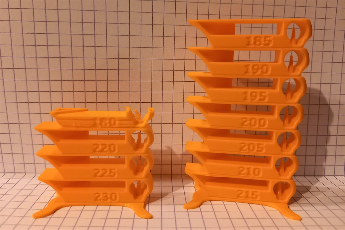 It's good to do a temperature test before starting to print with a new material