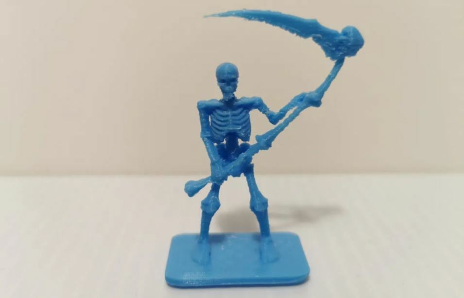 This skeleton figure was designed after the Grim Reaper from HeroQuest