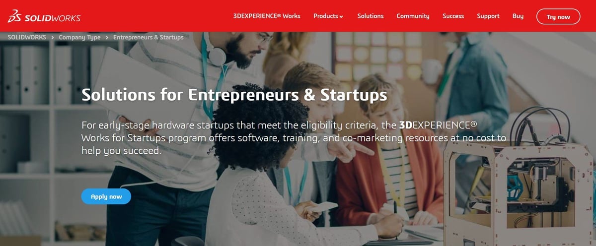 Image of SolidWorks Free Download: 3DExperience Entrepreneur and Startup Editions