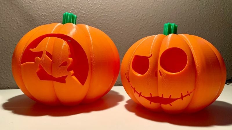 Free STL file Halloween LED glow pumpkin decoration or carry around,  windows or doors・Model to download and 3D print・Cults