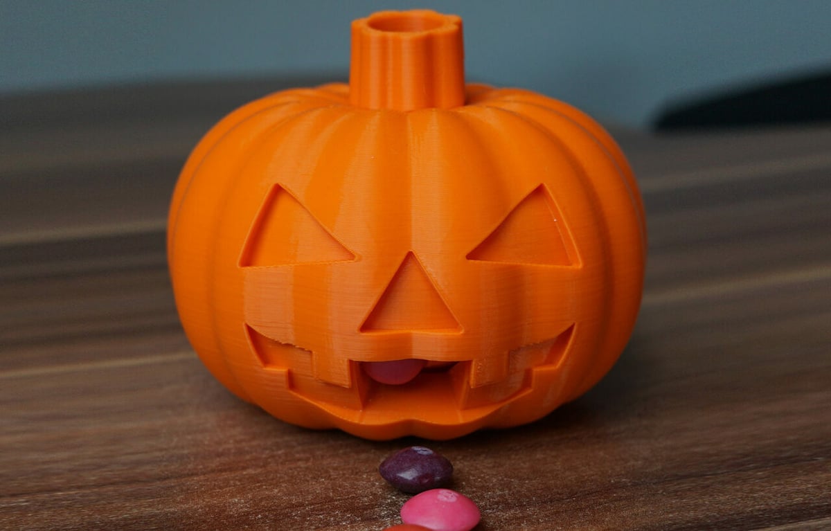 Evenly distribute candy with this pumpkin