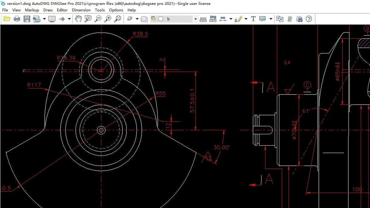DWGSee also supports the latest AutoCAD 2022 files