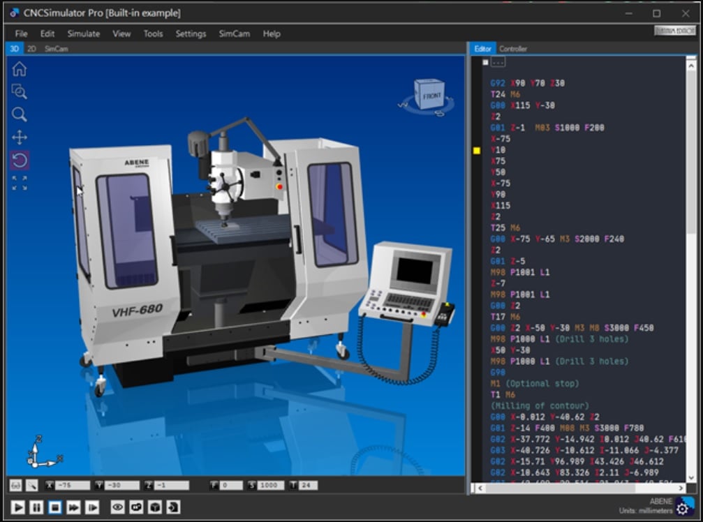 Image of: CNC Simulator Pro