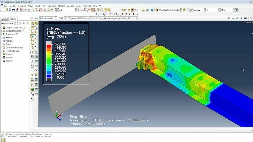 Abaqus is a solid reliable CAE software capable of handling various even simulations