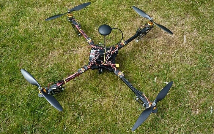 A quadcopter made with an Arduino