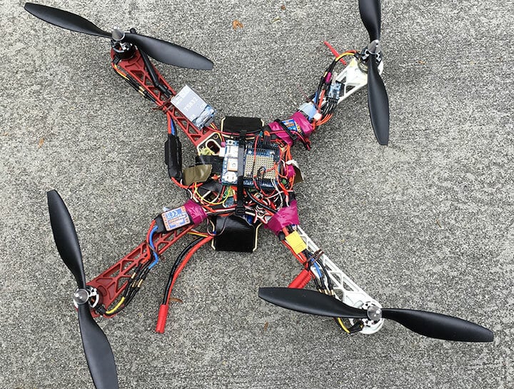 It's a quadcopter with GPS functionality