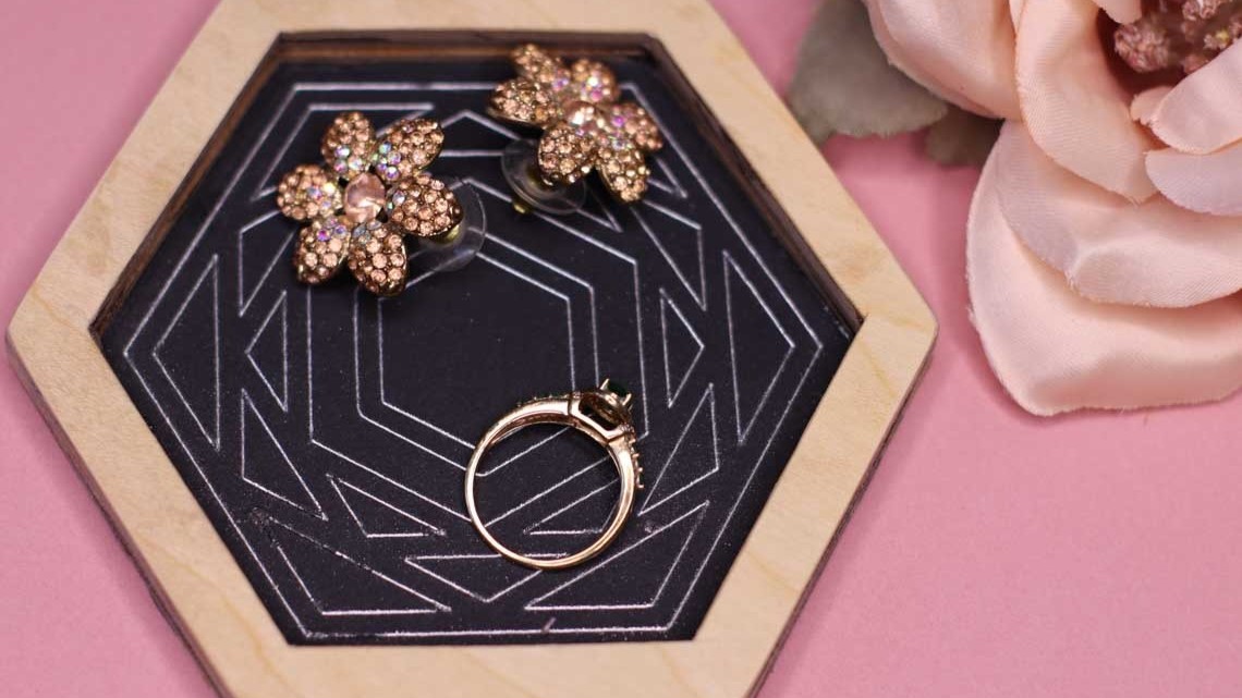 Store your favorite rings, necklaces, and earrings in style!