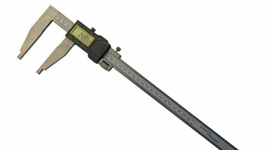 This caliper comes in lengths of up to 40 inches