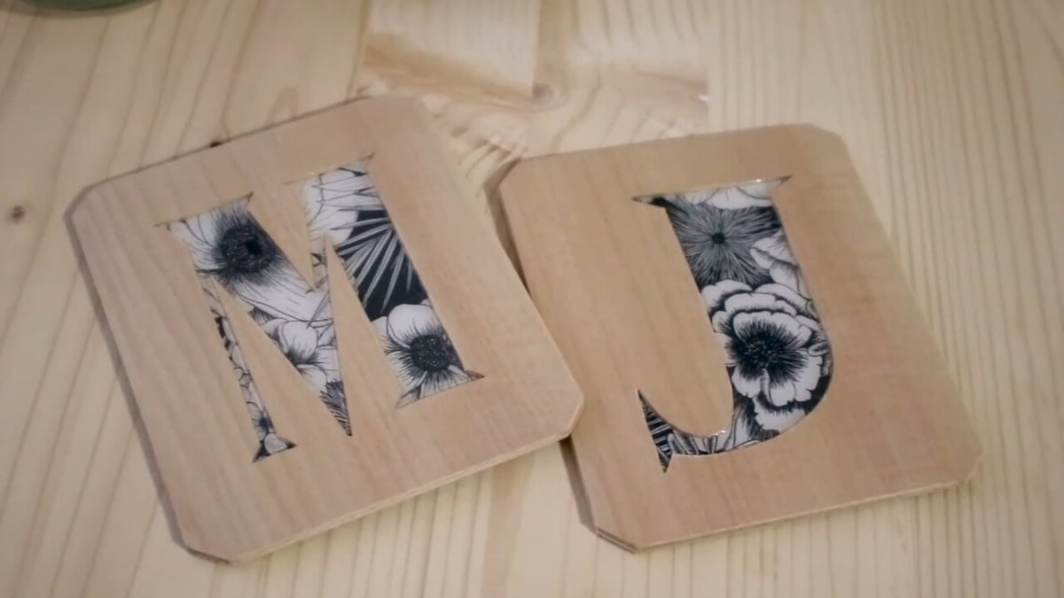 Keep your table stain-free with these personalized coasters