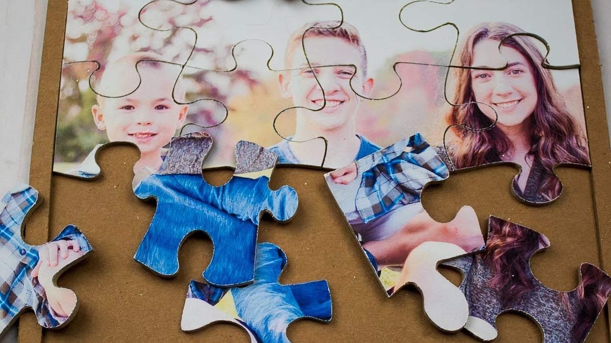 A photo puzzle is a great way to spend some quality family time together