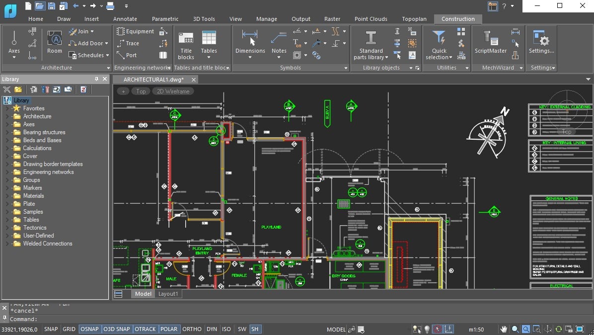 NanoCAD is a professional CAD tool with a free version available