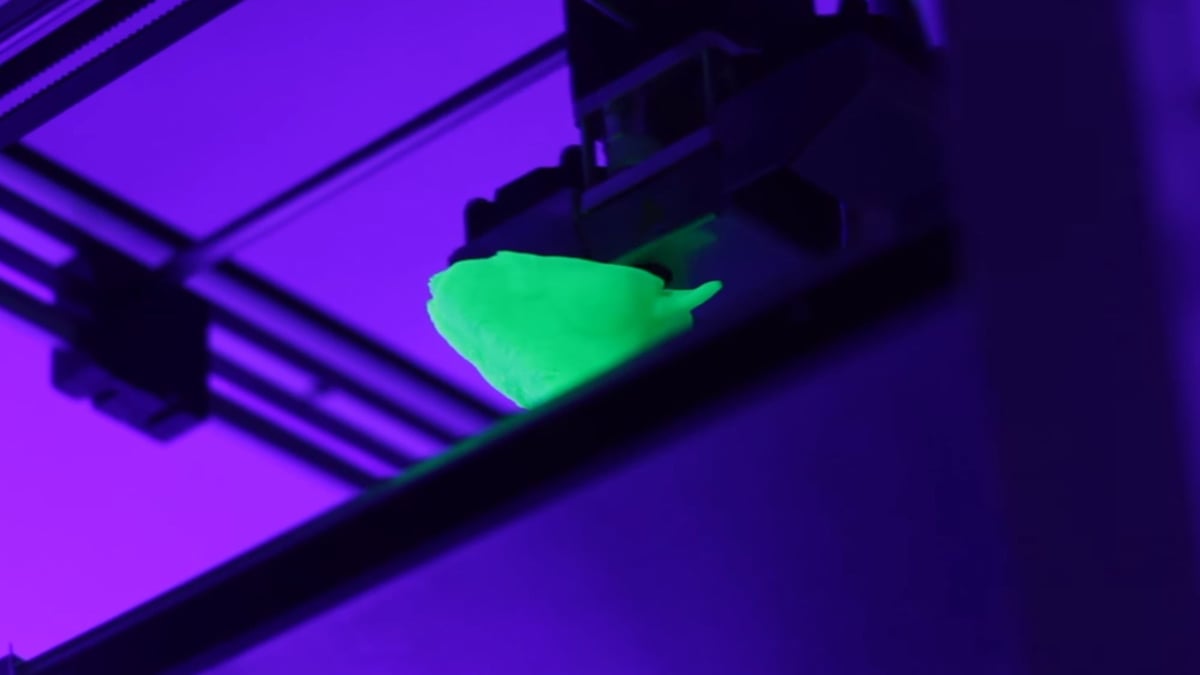 GIANTARM PLA Filament Glow in the Dark Violet, Imprimante 3D