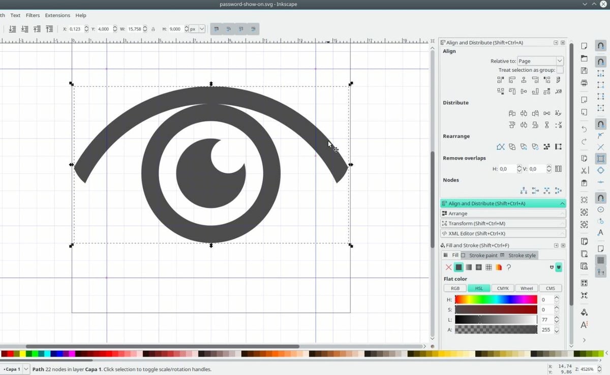 Inkscape offers a host of different tools for editing EPS drawings