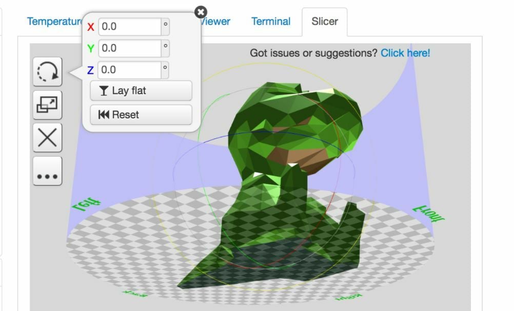 OctoPrint also has an available slicer that you can get using the plug-in