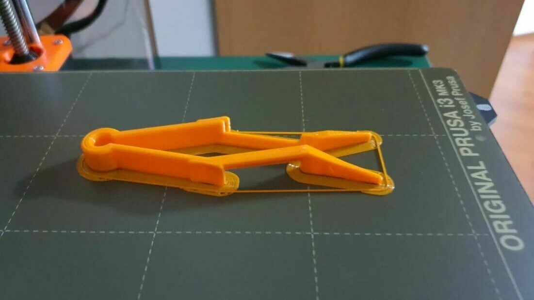 These tweezers can be printed in place and require no other assembly