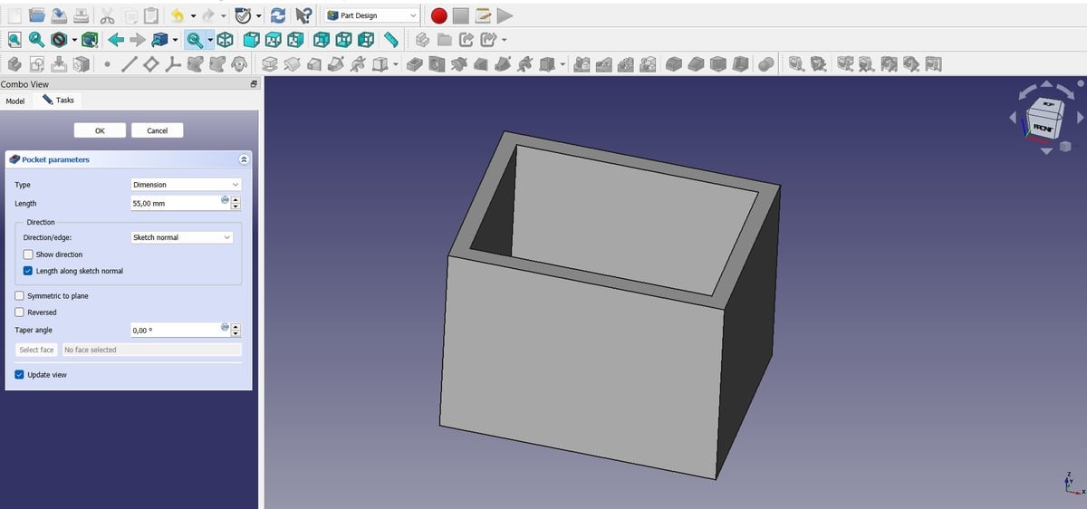 Image of: 4. Creating the Hollow Box